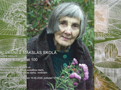 Māksliniecei Dzidrai Ezergailei - 100